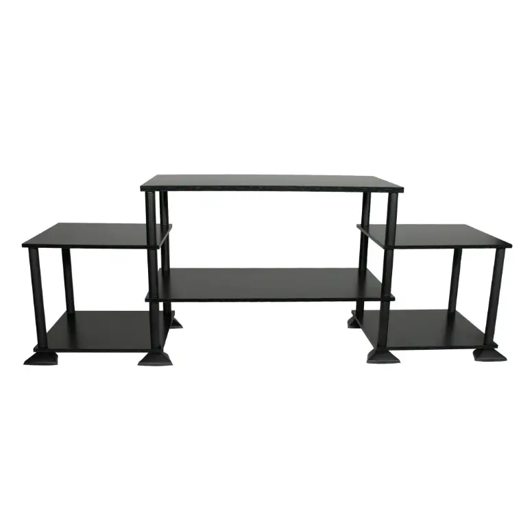 No Tools TV Stand for TVs up to 40", True Black Oak Finish