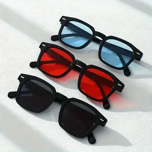 3 Pairs of Stylish Color Classic Boxed Fashion Glasses for Men and Women, Perfect for, and Photography Props