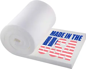 MoonRest Foam 1 “Height x 24" Width x 72" Length (Firm) 2.3 lb 40 ild Upholstery Cushion Made in USA Padding for Chairs, Sofas, Benches, Seat Cushions High Density