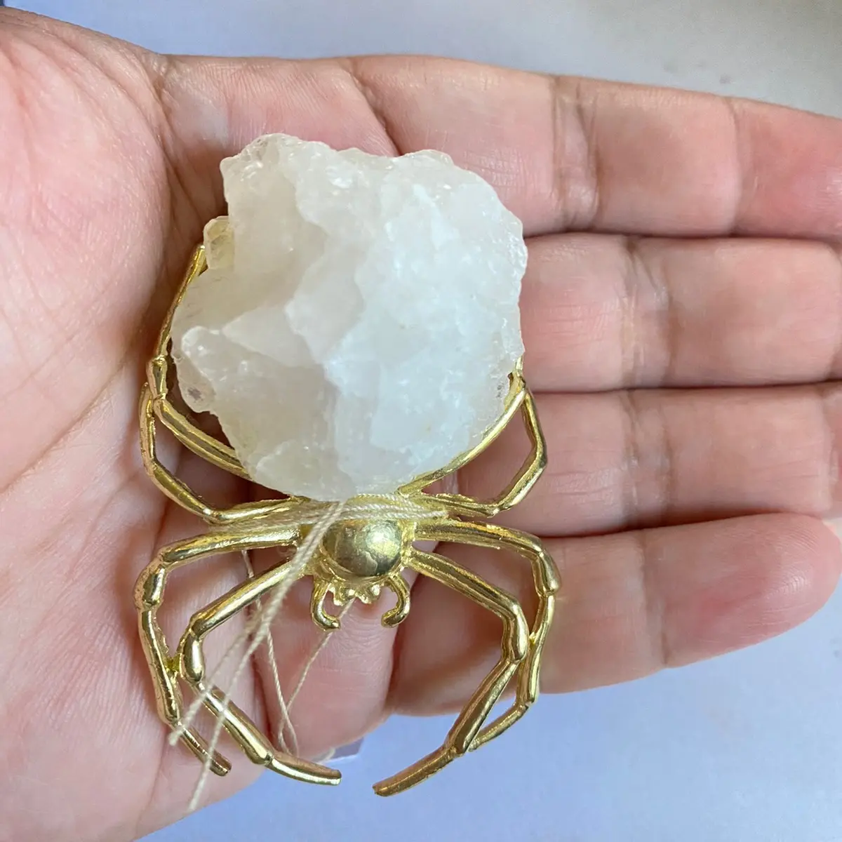 Clear Quartz Spider
