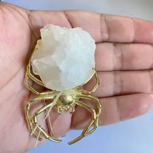 Clear Quartz Spider