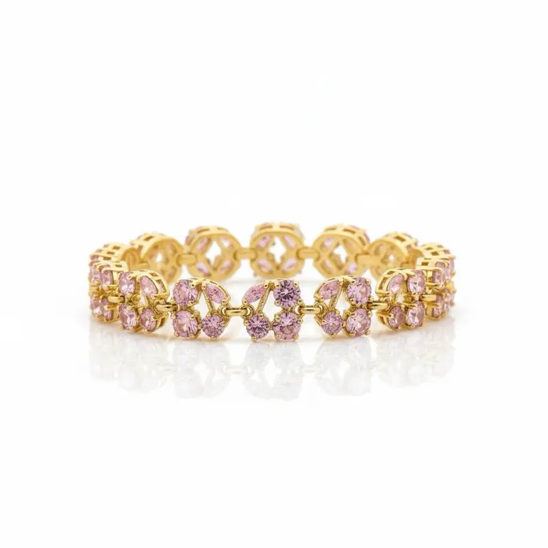 Pink Cherry Bracelet