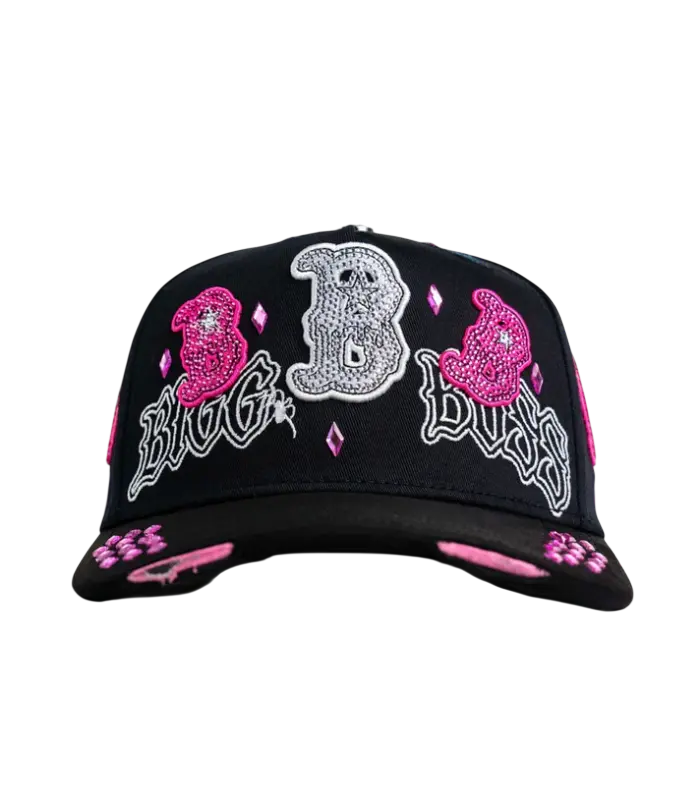 BIGG BOSS HATS BBB BLACK MEN BBTRIPLEB BLKPNK