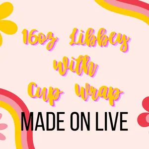 16oz Libbey Cup with UVDTF Wrap - Choose on Live!