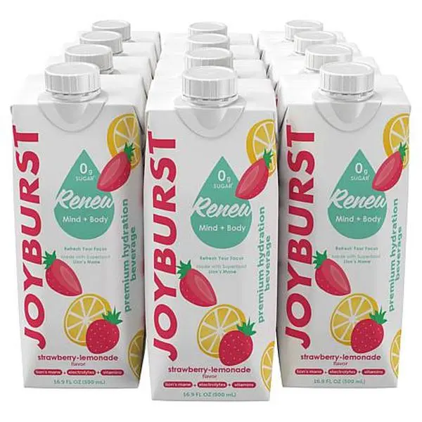 No Sugar Company Joyburst 12-pack Sugar-Free Strawberry Lemonade Hydration Drinks