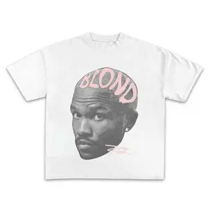 Frankkkk Casual Fit Tee Blond Rap Highlighting Y2K Cotton Design