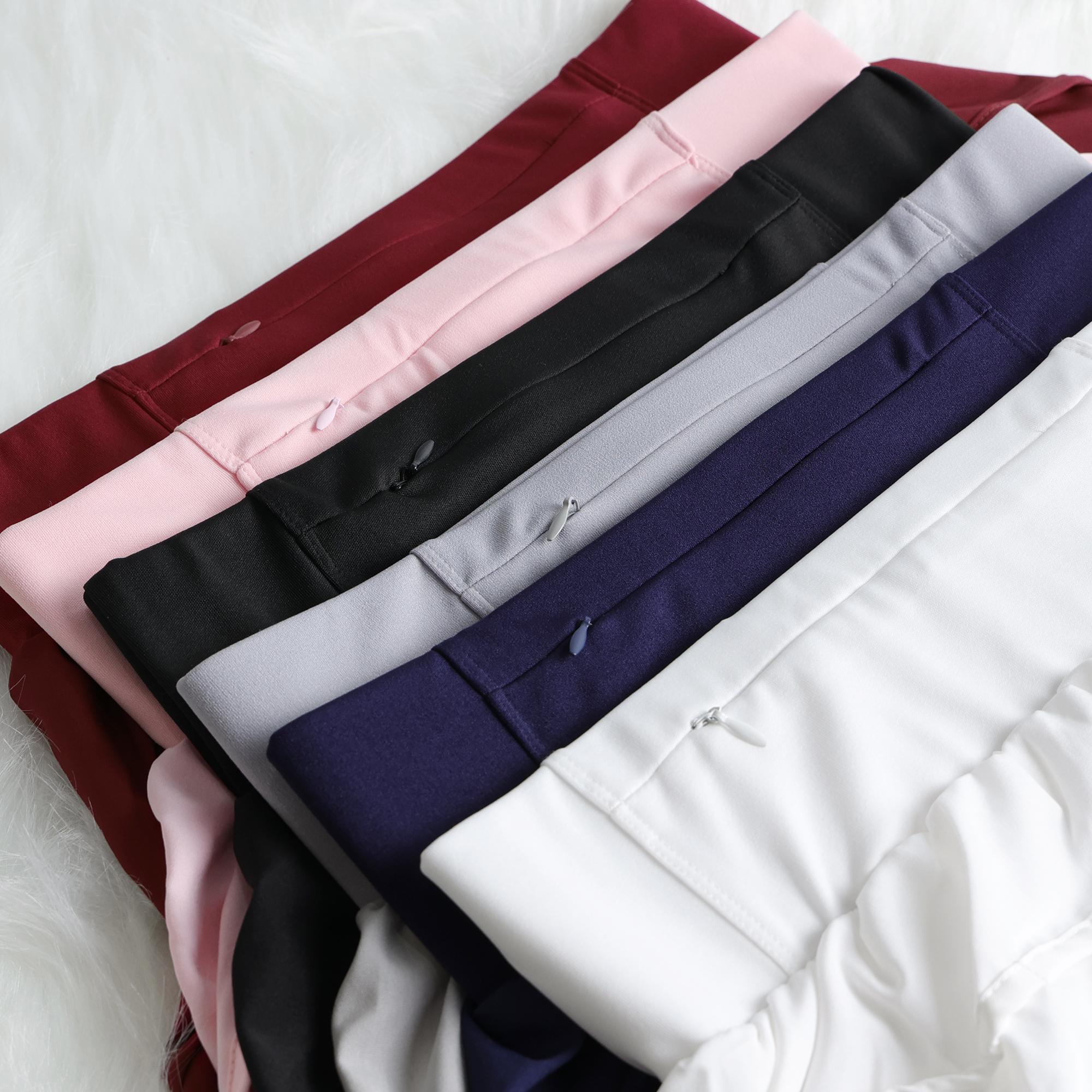 3pc Women's High-Waisted  Athletic Shorts with Pockets,  Mid-Elastic Fabric with Back pocket design for Gym, Running, Yoga - Spring/Summer/Fall Workout Gear, Workout Shorts