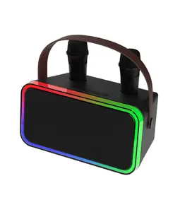 onn. Portable Karaoke with Wireless Microphones, 9 Hours Playtime, Bluetooth Wireless Technology