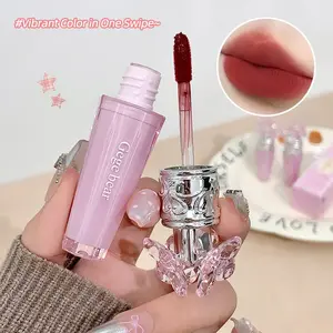 Ice Crystal Lightweight Matte Lip Gloss Long-Lasting Shade Smooth Finish Perfect for Daily Use Enhances Natural Beauty
