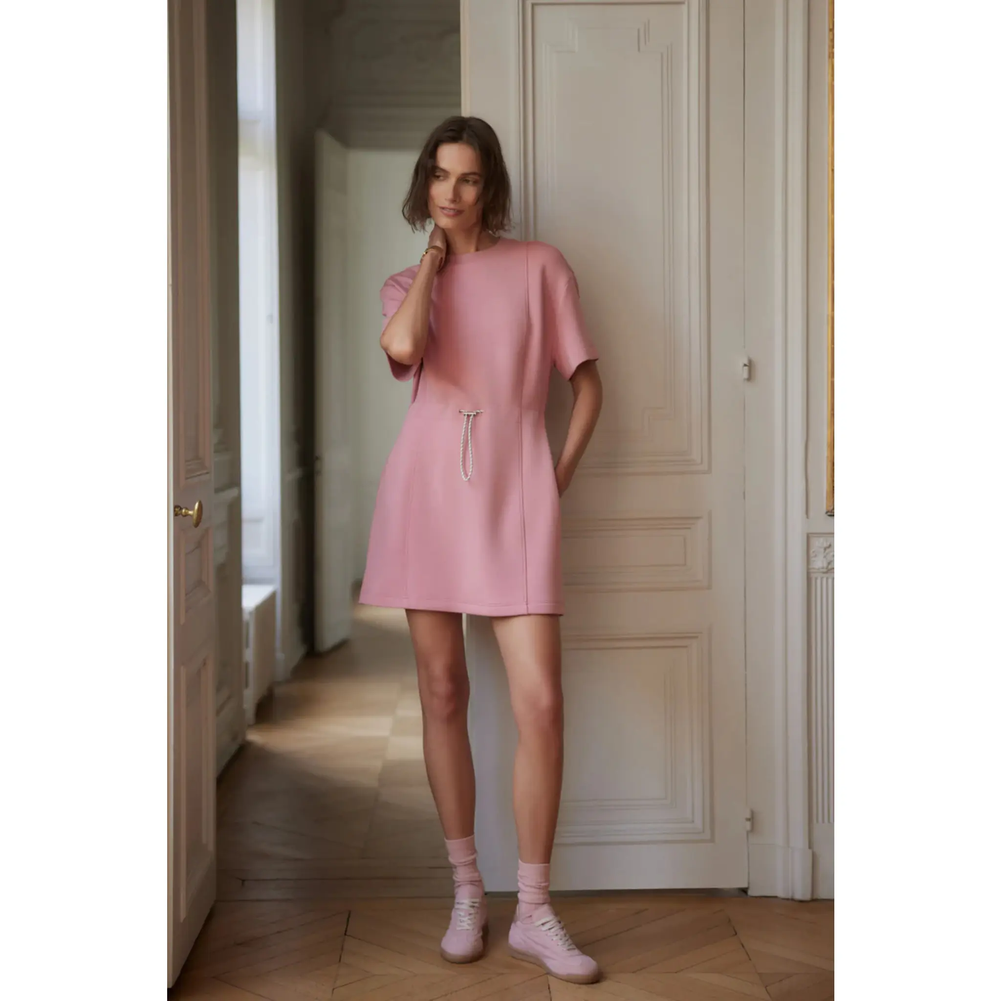 Varley: Maple Dress in Brandy Rose