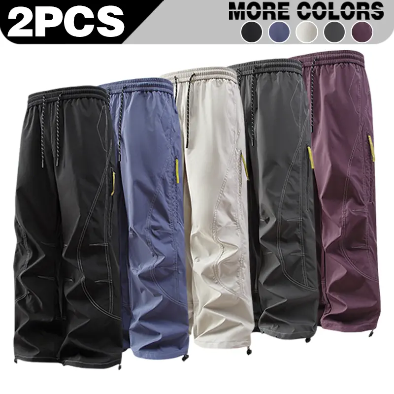 new casual pants, assault pants, paratroopers pants, lovers' trend pants, overalls, men's American fashion, autumn casual fashion, loose leg-tied flat-footed pants, men's and women's alike.