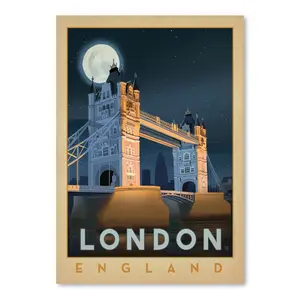Americanflat - Wt London Bridge by Anderson Design Group - 18"x24" Poster Art Print