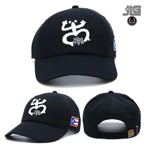 Puerto Rico Coqui Frog Dad Hat Tino PR Flag Side Embroidery Baseball Cap NEW