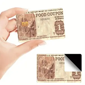 4pcs Slim & Waterproof Card Skins For Ebt, Credit & Debit Cards - Protective Pvc Stickers With Digital Print Design Card Skins For Debit Card