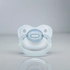 Crystal Clarity Adult Pacifier-Blue