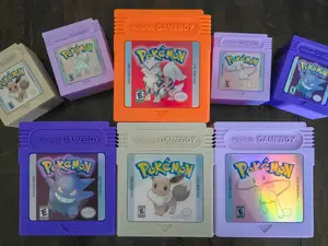 Custom Pokemon Deck Box and Card Storage TCG Top Loader Storage for Pokémon Cards with Gameboy Cartridges Included