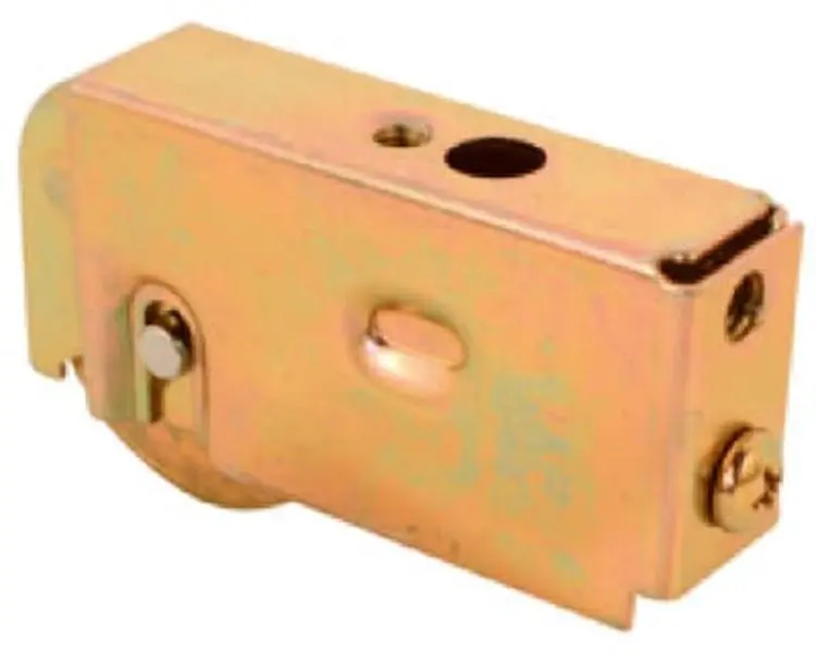 Prime Line 131477 Sliding Glass Door Roller Assembly, Adjustable Steel Housing Door Hardware Assembly, 3.5 x 3.5 x 0.36 in. Steel Component