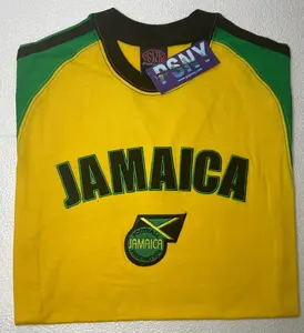 Jamaica Embroidered Premium Quality Shirt, modern & sporty style.