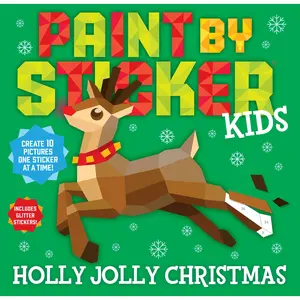 Paint by Sticker Kids: Holly Jolly Christmas by Workman Publishing [Paperback Book]