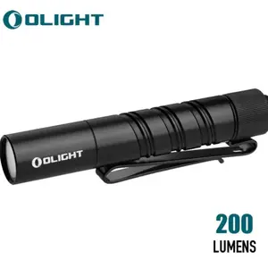 Olightstore Usa Inc I3T2BK i3T 2 EOS Black Anodized 5/100/200 Lumens White LED