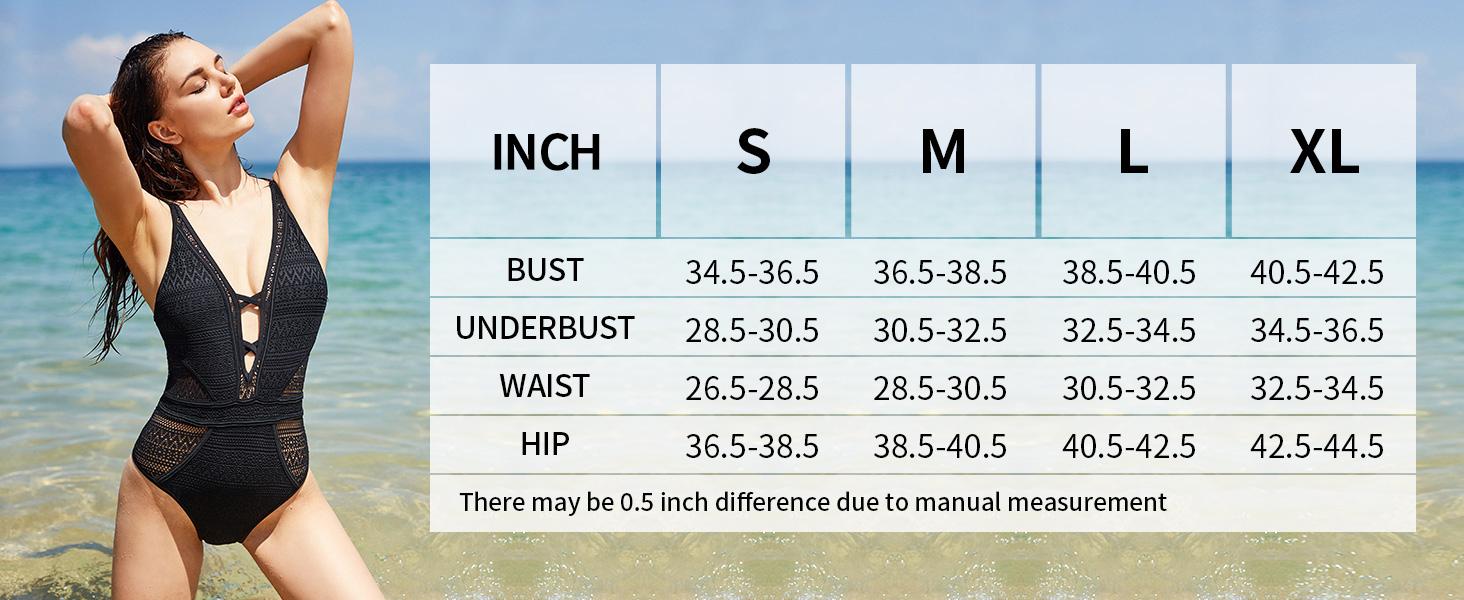 Charmo Women's Crochet One Piece Swimsuits V Neck High Waist Bathing Suit Sexy Hollow Monokini Swimwear Swimming Charmo Women's Crochet One Piece Swimsuits V Neck High Waist Bathing Suit Sexy Hollow Monokini Swimwear Swimming