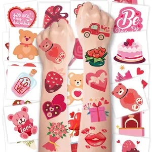 Valentines Day Gifts for Kids - 150 PCS Tattoos for Him Her | Valentines Day outfit Women - Valentine's Day Crafts Games Accessories Party Favors Supplies - Valentines Shirts Pajamas Dress for Adult