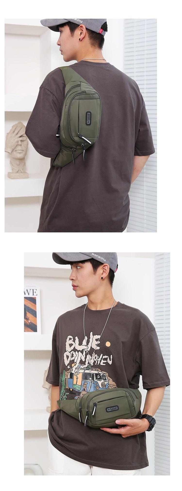 Men's Multifunctional Waist Bag Wear-resistant Waterproof Crossbody Bags