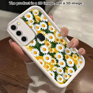 TPU Phone Case suitable for Samsung Galaxy F41 F54 F42 F23 F15 F06 5G NOTE20 ULTRA Daisy Delight Tapestry  2D Pattern Full Body Protection Shockproof Soft Cover Cellphone Protective Casing