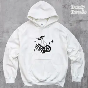 Vintage Cherry 8 Ball Hoodie | Lucky 7 Hoodie | Retro Pool Hoodie | 90s Hoodie | Y2K Lucky Hoodie | Billard Gift | Billard Oversized Hoodie