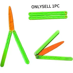 Carrot Butterfly Decompression Toy, Rich Colors & Original Shape, 3D Printed Sturdy Stress Relief Fidgeting Toy, Large Size Ideal for Relaxation, Stress Relief Tools