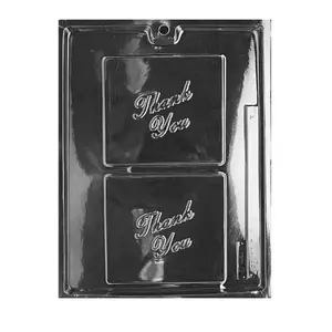 Thank You Candy Mold – Chocolate Plaque Mold for Favors, Weddings & Events