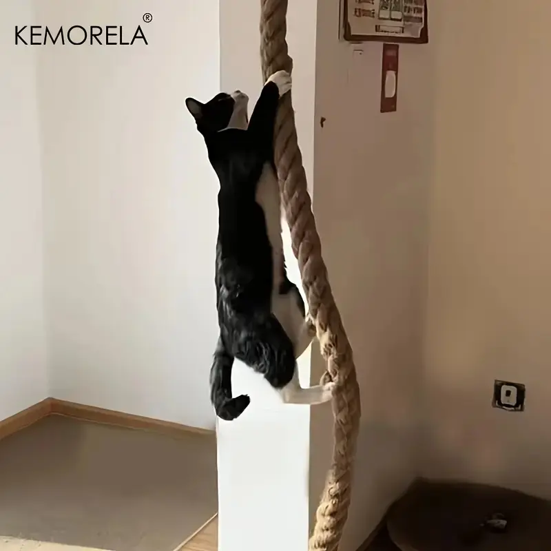 Universal Cat Climbing Rope, Durable Cat Climbing Post, Interactive Cat Toy, Scratch-Resistant Design, Perfect for Indoor Cats & Kitties, Vertical Scratcher