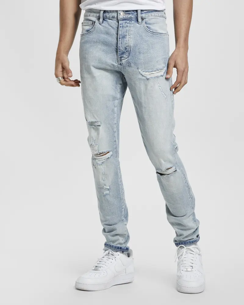 KSUBI CHITCH PUNK BLUE TRASHED Mens Apparel