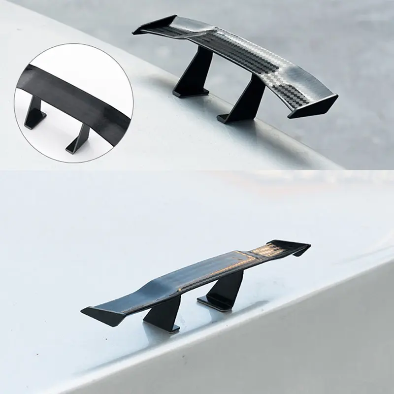 Car Rear Spoiler Mini Wing Small Model Decoration Automotive Auto Parts GT Style Winglet Car Accessories