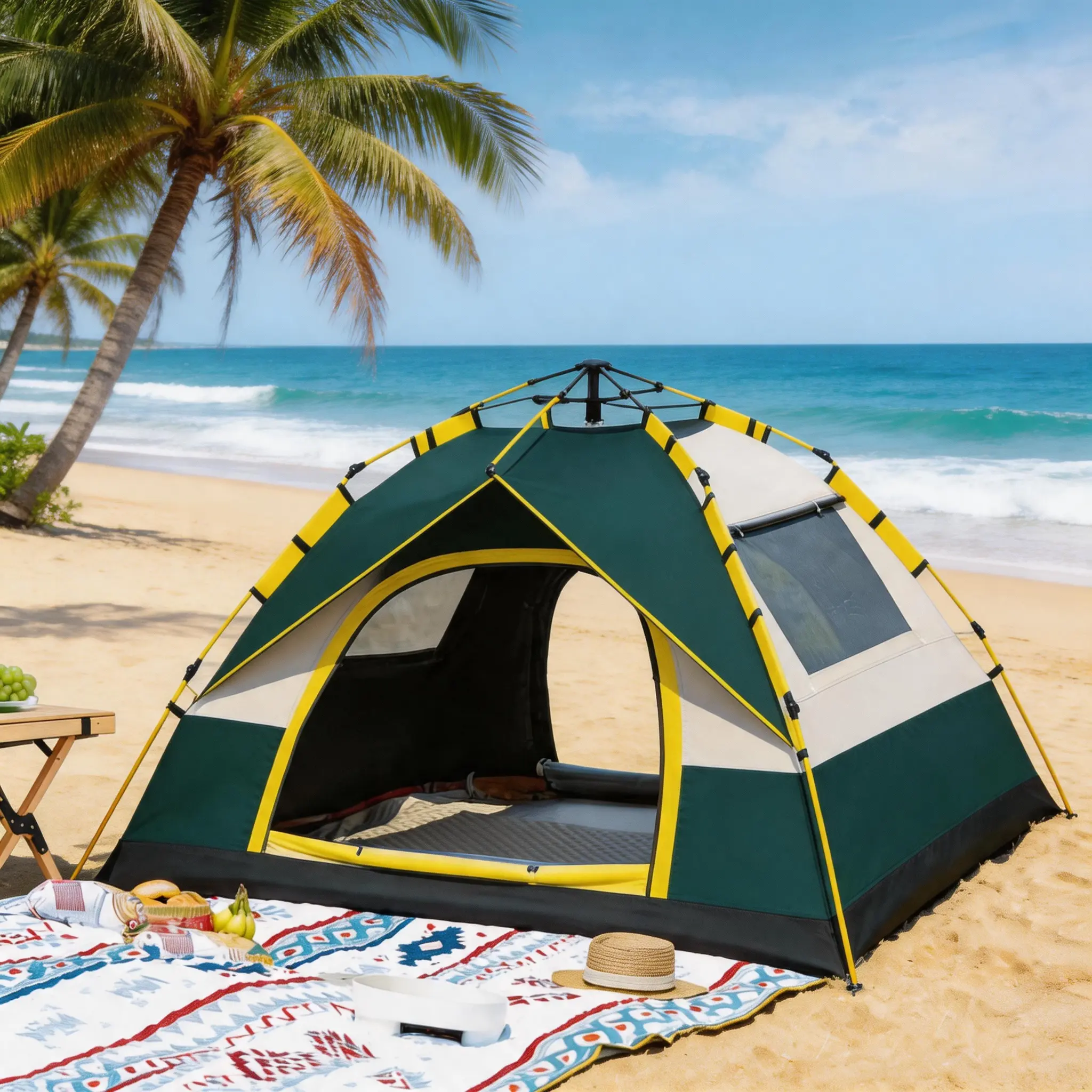 Kids' Portable Instant Pop-Up Galaxy Dome Play Tent - Waterproof Folding Inflatable Playhouse for Outdoor Camping, Beach Use, Ideal Holiday Gift (Toys & Hobbies, Sports & Outdoor Play)
