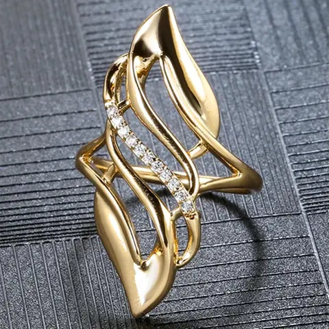 1 Piece Fashion Rhinestone Decorated Copper Ring, Elegant Wedding Engagement Party Accessories for Women, Casual Jewelry for Party, Daily Clothing Decor, Beautiful Rings