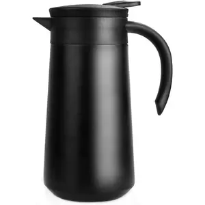 28oz Insulated Coffee Carafe Airpot Coffee Urn Stainless Steel Vacuum Thermal Pot Flask for Coffee Hot Water Tea Hot Beverage Keeps 9 Hours Hot 18 Hours Cold