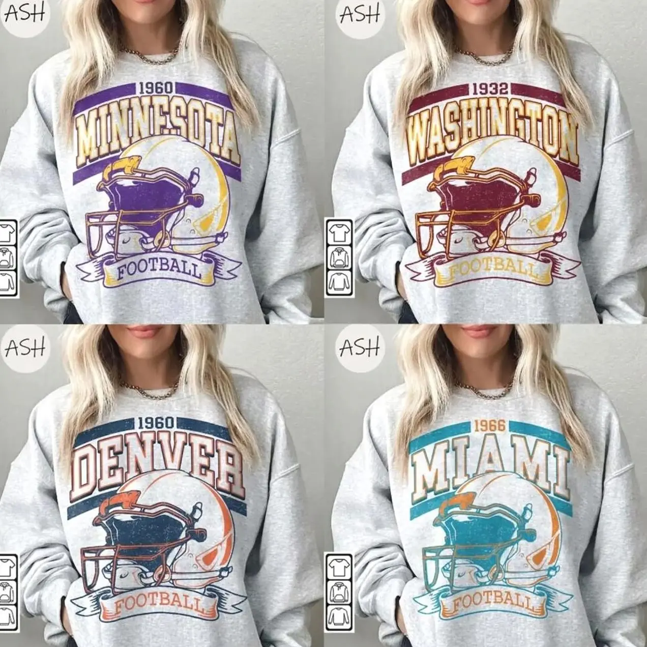 Retro All Team Football Sweatshirt, Hometown Pullover City Football Shirt, College Football Sweater, Game Season Sweatshirt, Football All Team Team F1