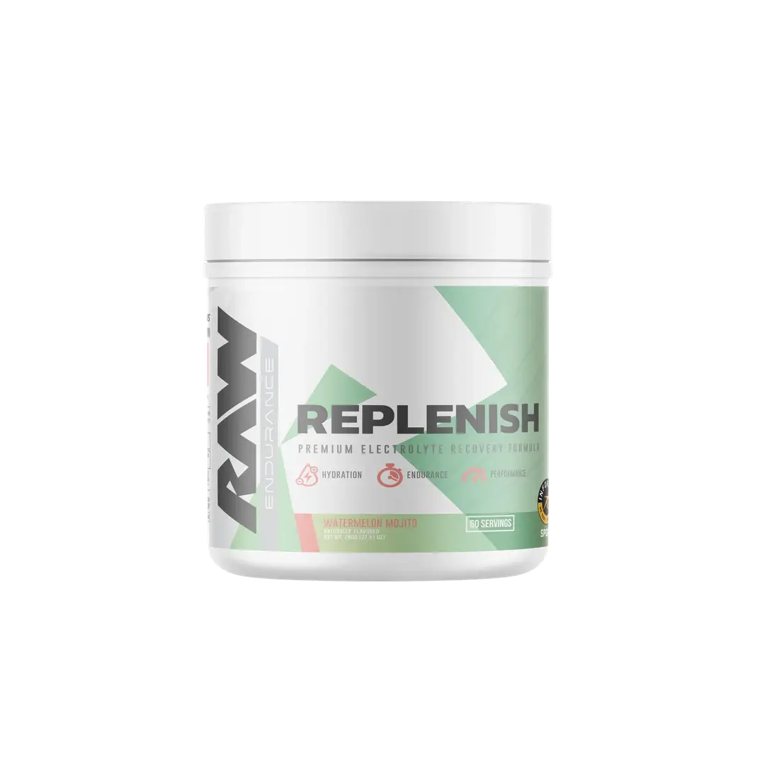 Raw Replenish Electrolyte Powder | Hydration, Endurance & Fluid Balance Support | 60 Servings Raw Replenish Electrolyte Powder | Hydration, Endurance & Fluid Balance Support | 60 Servings