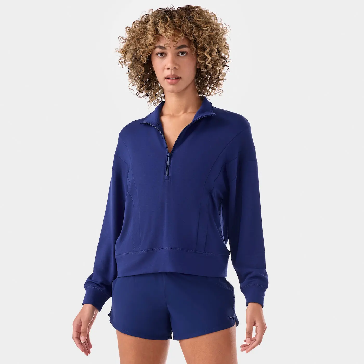 TaviLuxe® 3/4 Zip Cozy Fleece Pullover