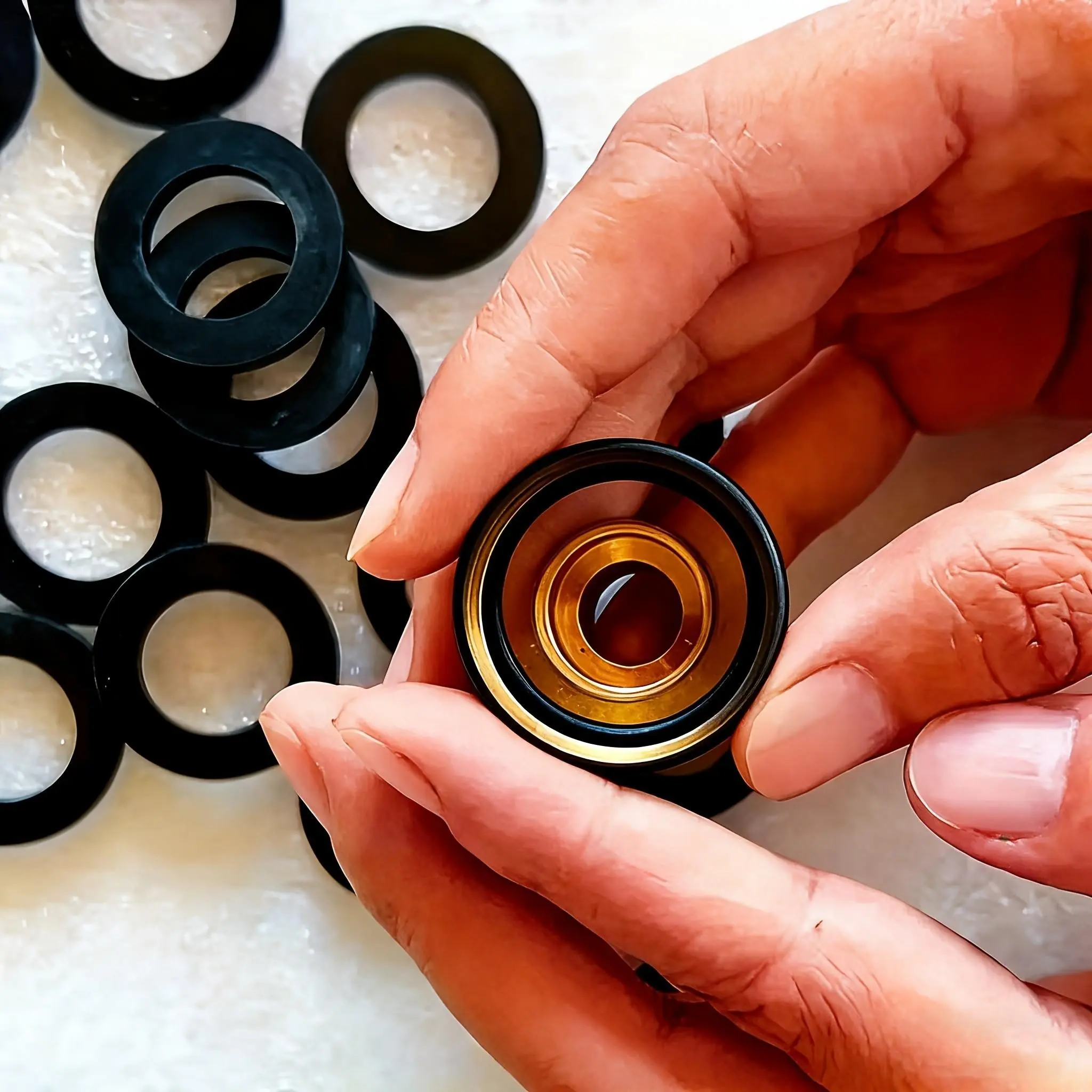 High-Quality Rubber O-Ring Set of 30, Suitable for Wave Pipes, Shower Hose, Faucets, Water Heaters, and Valves, Durable Non-Slip Surface