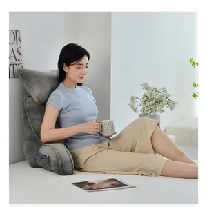 Plush Bed Reading Pillow with Neck Support, Ergonomic Backrest Cushion for Sofa & Bedroom, Must-Have for Washable & Cozy Lounging