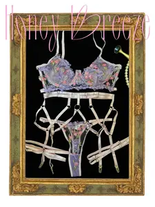 Flirty Secret - Romance 5 piece lingerie set - Honey Breeze Lingerie