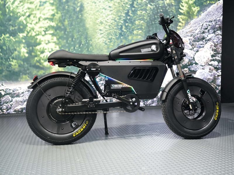 OWAY Black Warrior electric bicycle sk-1 ultra 3000W 60v 50ah High Speed Long Range 62mile high fatebike