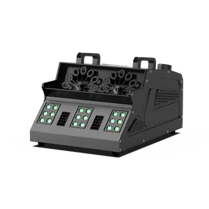 UKING 1500W Fog Bubble Machine with Remote Control 8 RGB 3-in-1 LEDs – Perfect for DJ Halloween Parties Weddings Holidays Dance Events and Christmas Decorations