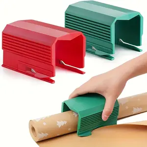 Christmas Gift Wrapping Paper Cutter ✂️ - High-Precision Manual Cutting Tool, Cutting Supplies, Portable Slider Trimmer for DIY Scrapbooking/Birthday Gifts/Home Office, Battery-Free & Efficient, Black Friday Deal: Ideal Holiday Gift 🎁