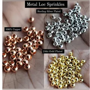 Metal Dreadlock Sprinkle Beads, Braid Jewelry Dreadlock Hair Accessories, Loc Jewelry, Loc Sprinkles [Made-to-Order]
