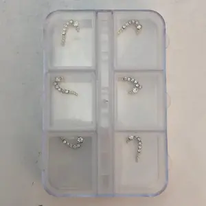 SHUE - NAIL DESIGN CHARM - J SHAPE (12 PCS)