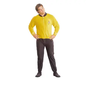 Star Trek Command Gold Footed Onesie Adult Pajamas