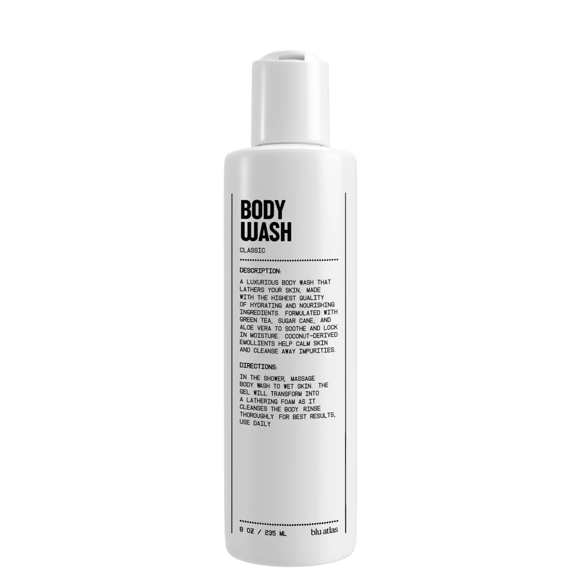 Blu Atlas Moisturizing Body Wash for Dry Skin